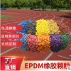 彩色EPDM填充顆粒運(yùn)動場地專用 工廠直銷彈性環(huán)保型EPDM橡膠顆粒