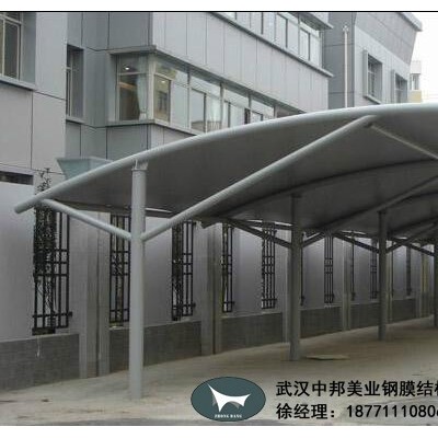 武漢中邦美業鋼膜結構工程有限公司Q235B鋼材、PVDF膜材、PTFE膜材 鋼結構施工