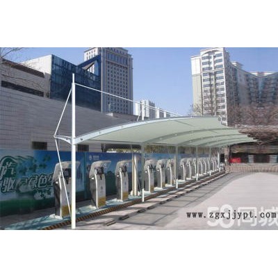 湖北襄陽三勝膜結構 膜結構車棚PTFE/PVC批發價格廠家供應