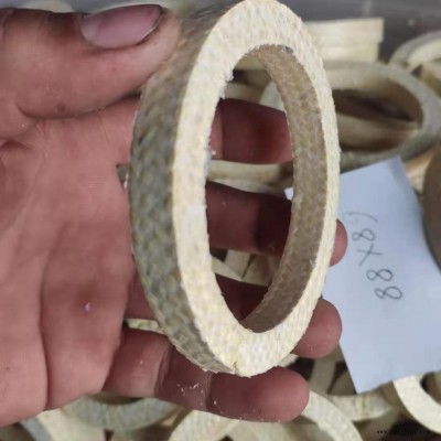 高水基盤根環 元恒密封生產耐磨紡輪纖維盤根環 泵用密封圈