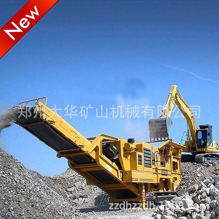 吉林延邊移動鄂式破碎站時產1500噸移動破碎站租賃