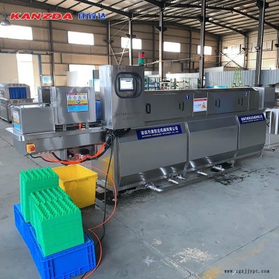 雞蛋托盤專用清洗機 塑料蛋托全自動清洗機 蛋托蛋筐清洗一體機 各規格清洗容器定制生產免費試機贈送專用置物架