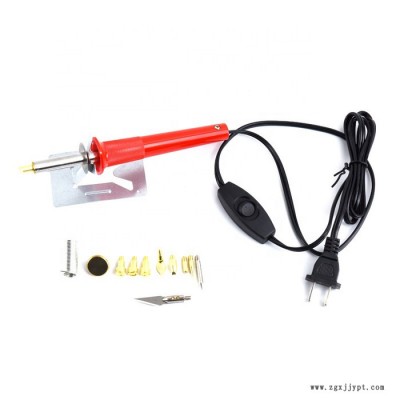 TOPEAST  帶開關歐規美規烙畫筆套裝 塑料盒 包裝 30W 燙花烙畫套裝