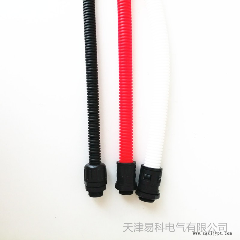 山東煙臺(tái)廠家批發(fā)尼龍軟管黑色塑料軟管 軟管防水接頭 批發(fā)直銷
