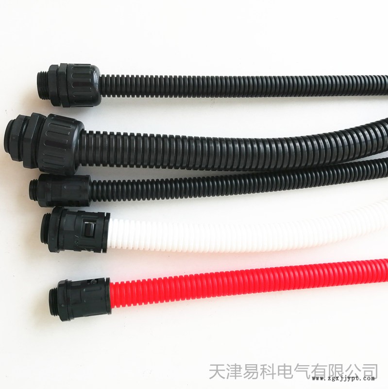 山東煙臺(tái)廠家批發(fā)尼龍軟管黑色塑料軟管 軟管防水接頭 批發(fā)直銷