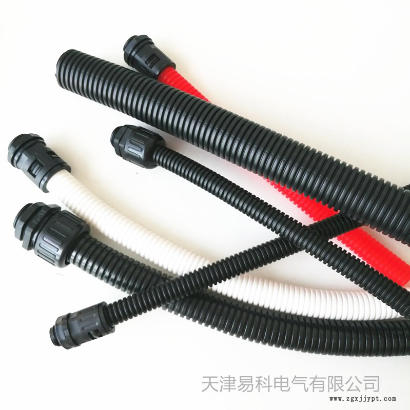 阿里廠家批發(fā)尼龍軟管黑色塑料軟管 蛇皮管 批發(fā)直銷(xiāo)