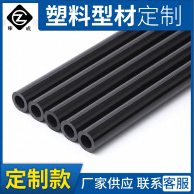 空心連接PVC硬管 擠出異型材塑料方管給水管電力工業管道塑料棒