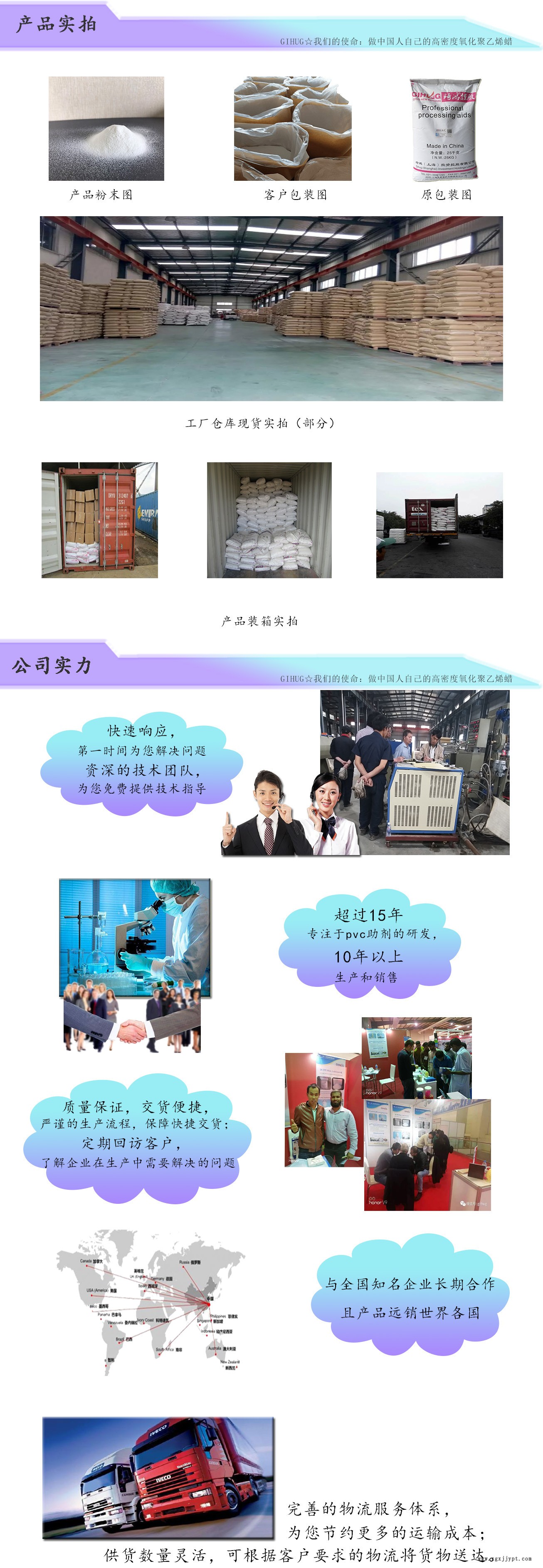 廠家直供發泡劑 PVC建筑模板百葉窗廣告板木塑BF210發泡劑 可定制示例圖5