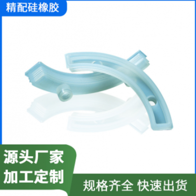 廠家供應透明硅膠密封防撞條 防水阻燃減震汽車機械流水線密封條