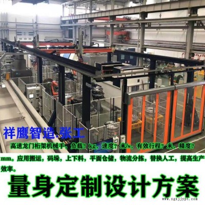 祥鷹重型桁架機器人 廠家承接生產線 碼垛上下料傳動機械手 裝備實際應用解決方案。
